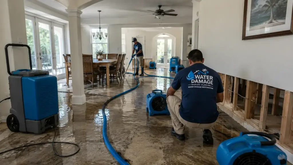 water damage restoration in naples fl